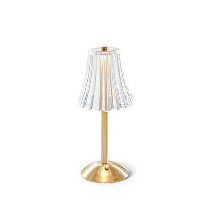 RadiantGold – Elegant Bärbar Bordslampa | Veska