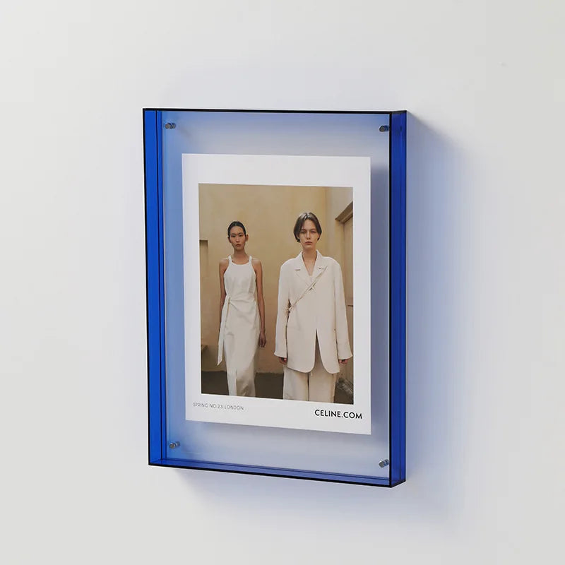 Rainbow Acrylic Frame | Veska blå