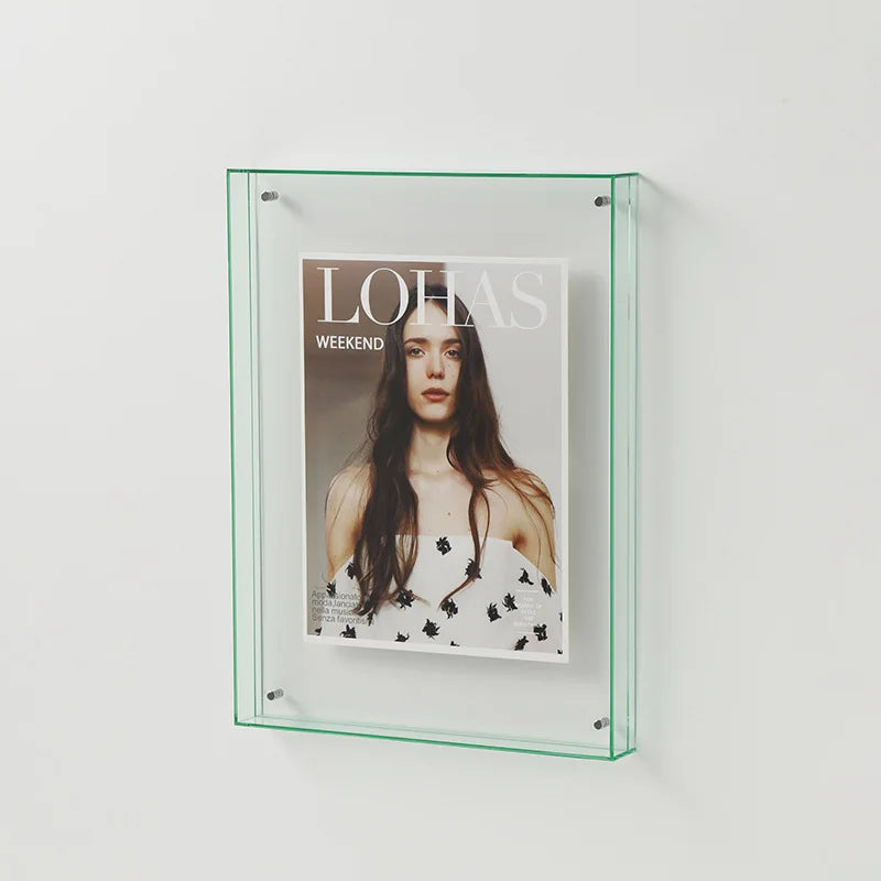 Rainbow Acrylic Frame | Veska fluorescerande grön