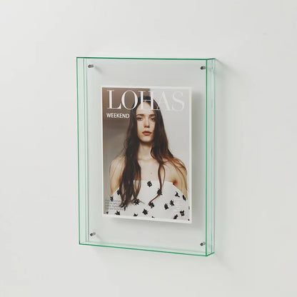 Rainbow Acrylic Frame | Veska fluorescerande grön
