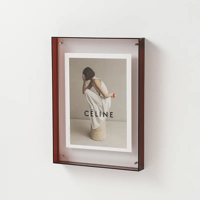 Rainbow Acrylic Frame | Veska mörkbrun