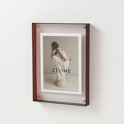 Rainbow Acrylic Frame | Veska mörkbrun