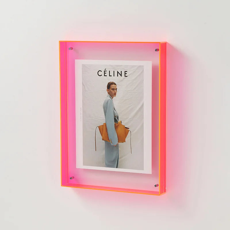 Rainbow Acrylic Frame | Veska rosa