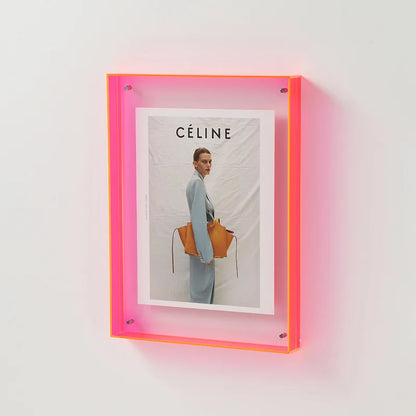 Rainbow Acrylic Frame | Veska rosa