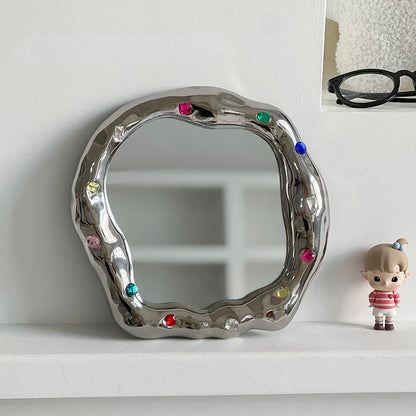 Rainbow Stone Mirror | Veska Silver
