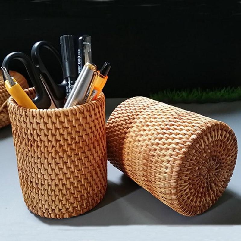 Rattan Bucket Organizer | Veska