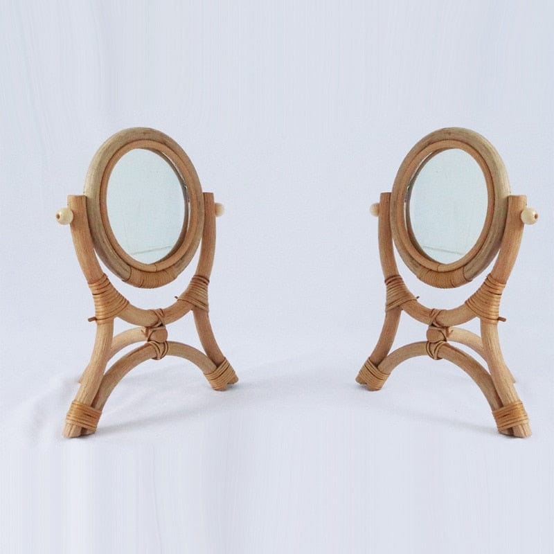 Rattan Handgjort Bordsspegel | Veska