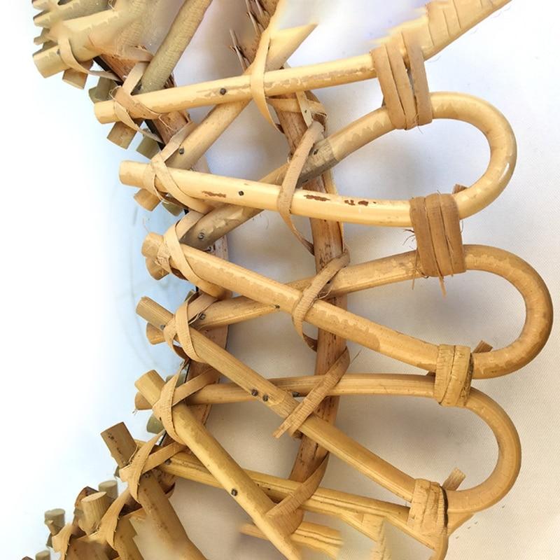 Rattan Rund Hängande Spegel | Veska