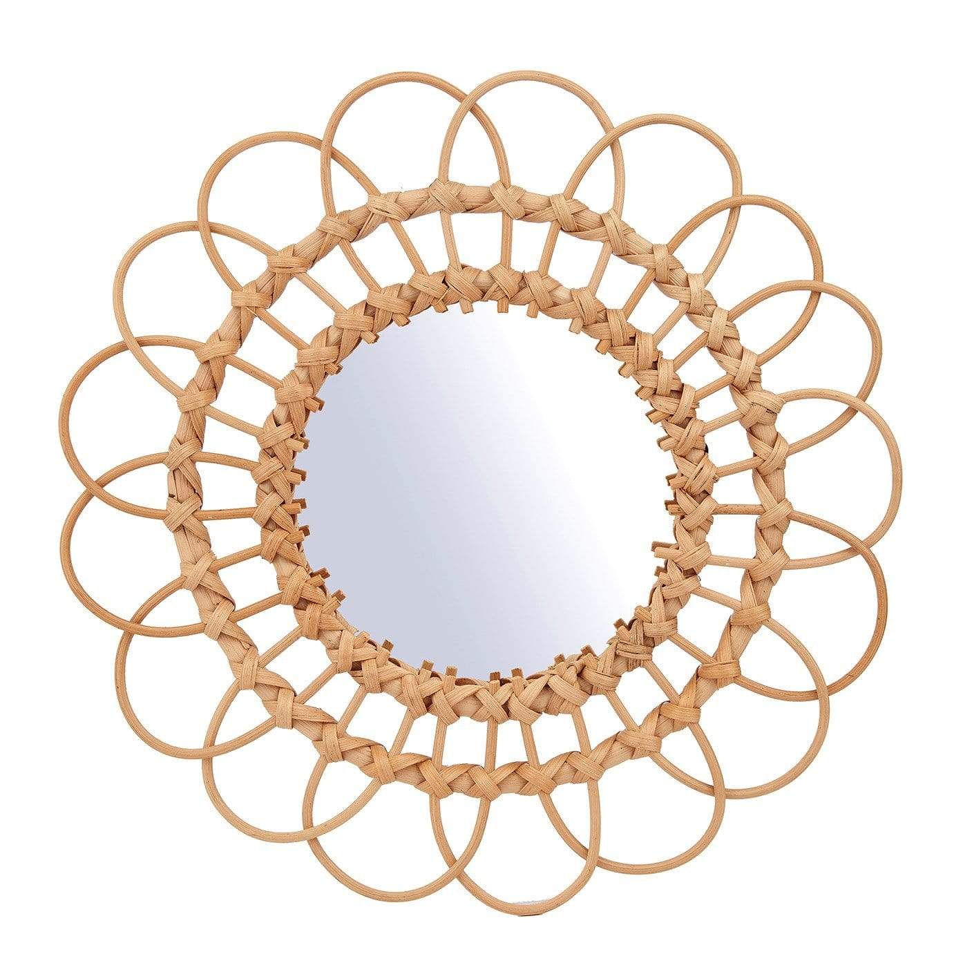 Rattan Väggspegel | Veska
