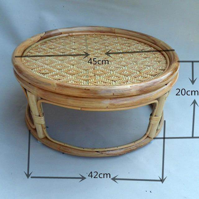 Rattanfiber Picknickbricka Bord | Veska S00-Diameter-45cm