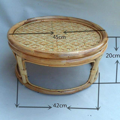 Rattanfiber Picknickbricka Bord | Veska S00-Diameter-45cm