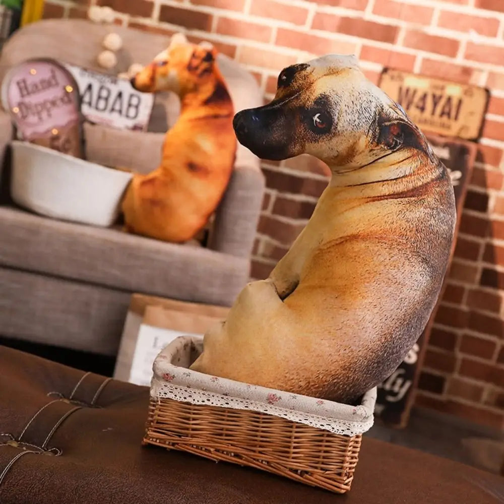 Realistiska Hund Mjuka Hund Plysch Kuddar | Veska