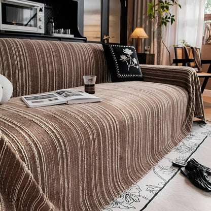 Regal Stripes Chenille Sofföverdrag | Veska