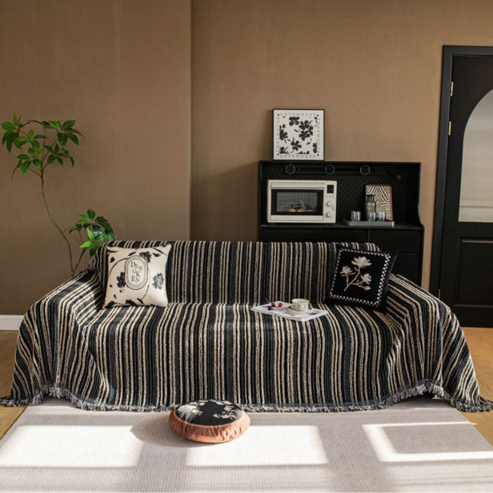 Regal Stripes Chenille Sofföverdrag | Veska