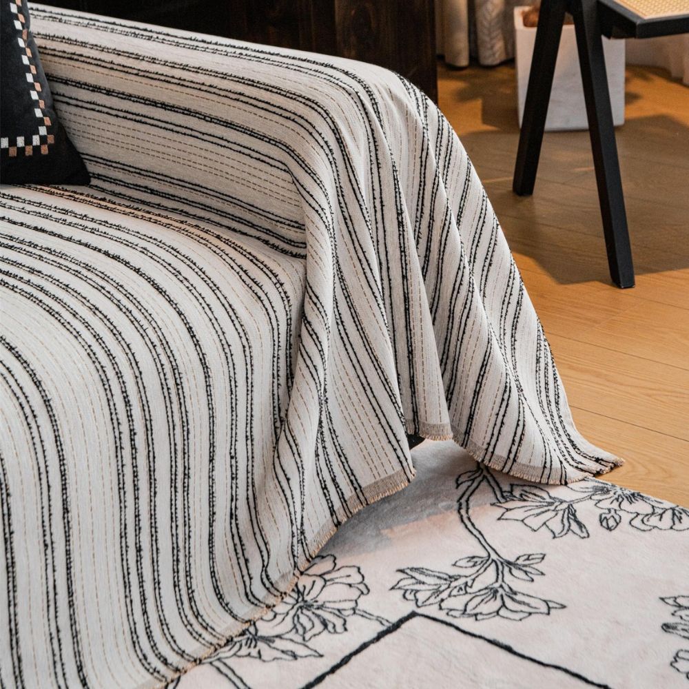 Regal Stripes Chenille Sofföverdrag | Veska