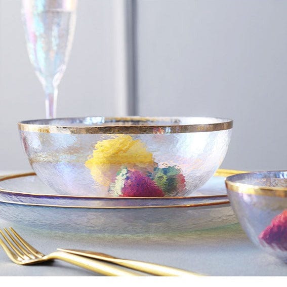 Regnbåge Glas Middagsservis Set | Veska