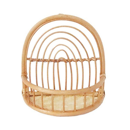 Regnbåge Rattan Vägg Hylla | Veska