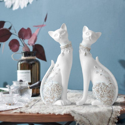 Resin Katt Figurer | Veska