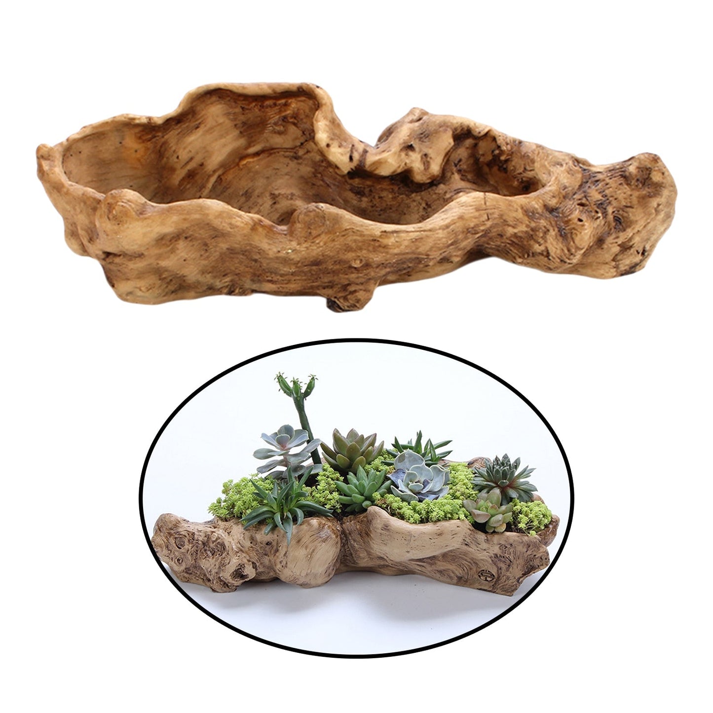 Resin Tree Wood Table Vase | Veska
