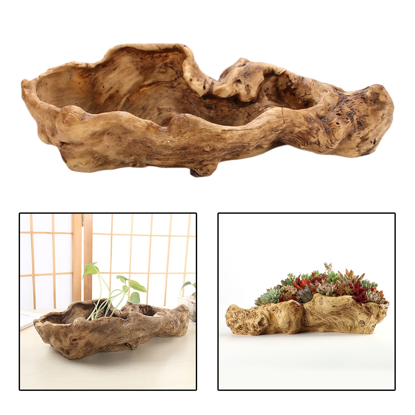 Resin Tree Wood Table Vase | Veska