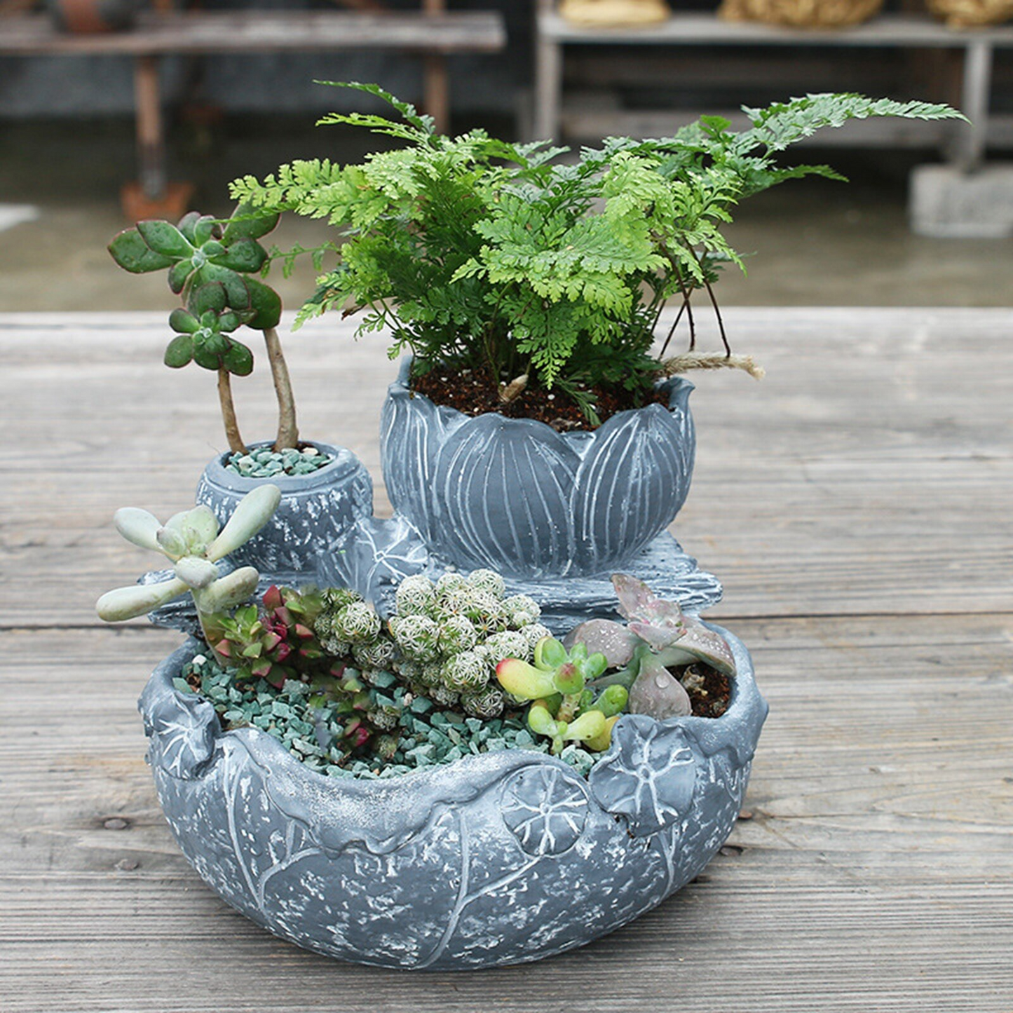 Resin Tree Wood Table Vase | Veska