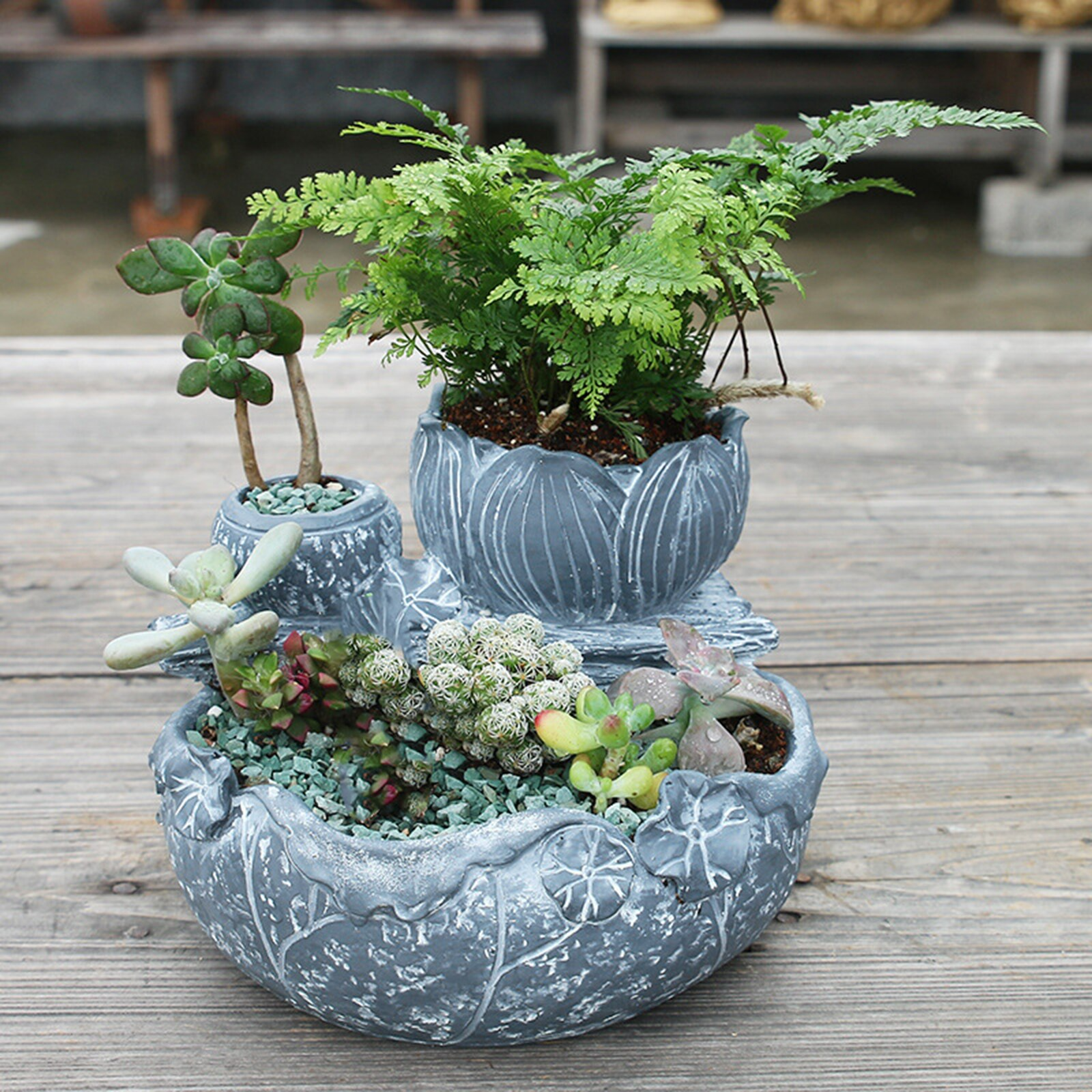 Resin Tree Wood Table Vase | Veska