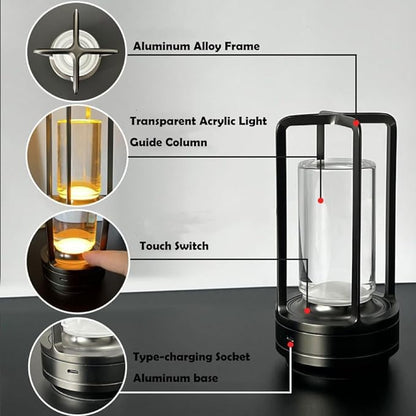 Retro Metall Bordslampa | Veska