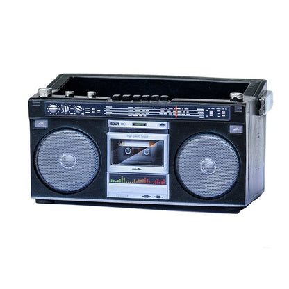 Retro Radio TV Succulent Pot | Veska Blå Radio