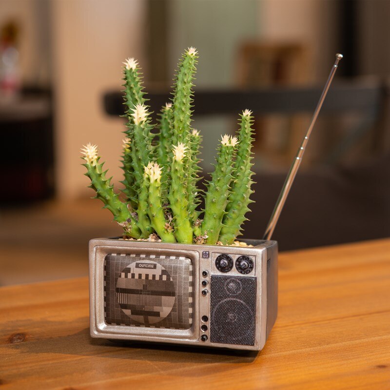 Retro Radio TV Succulent Pot | Veska