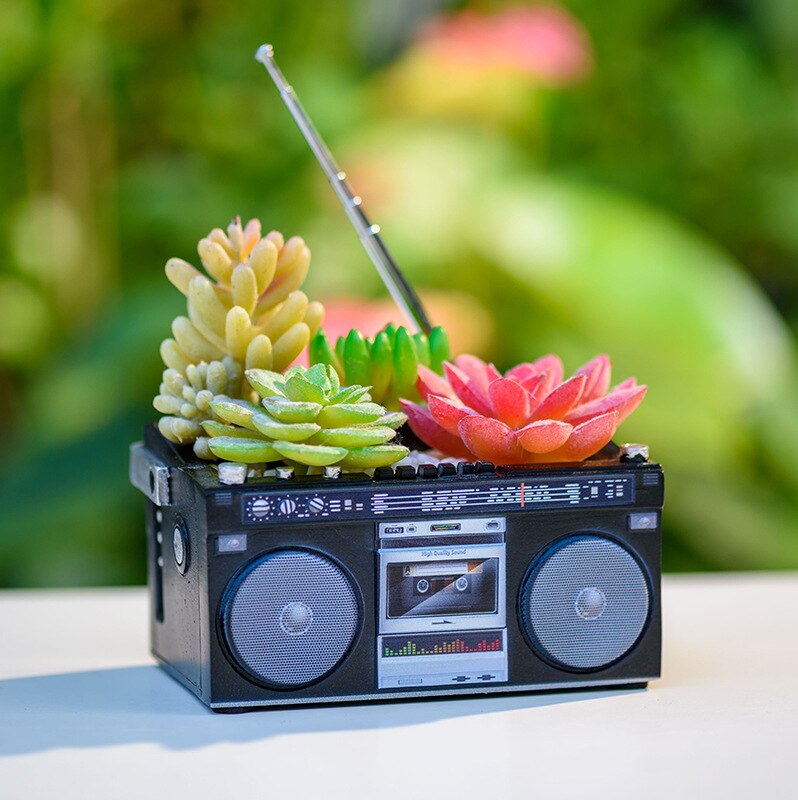 Retro Radio TV Succulent Pot | Veska