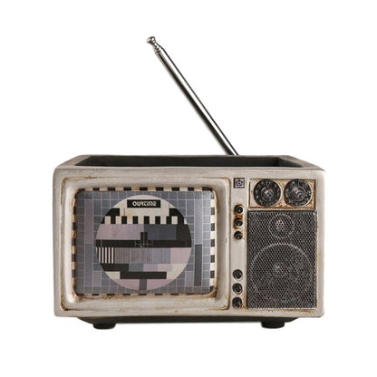 Retro Radio TV Succulent Pot | Veska Brun television