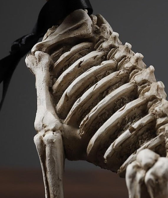 Retro Skull Dog Statue | Veska