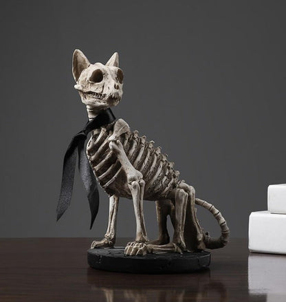 Retro Skull Dog Statue | Veska