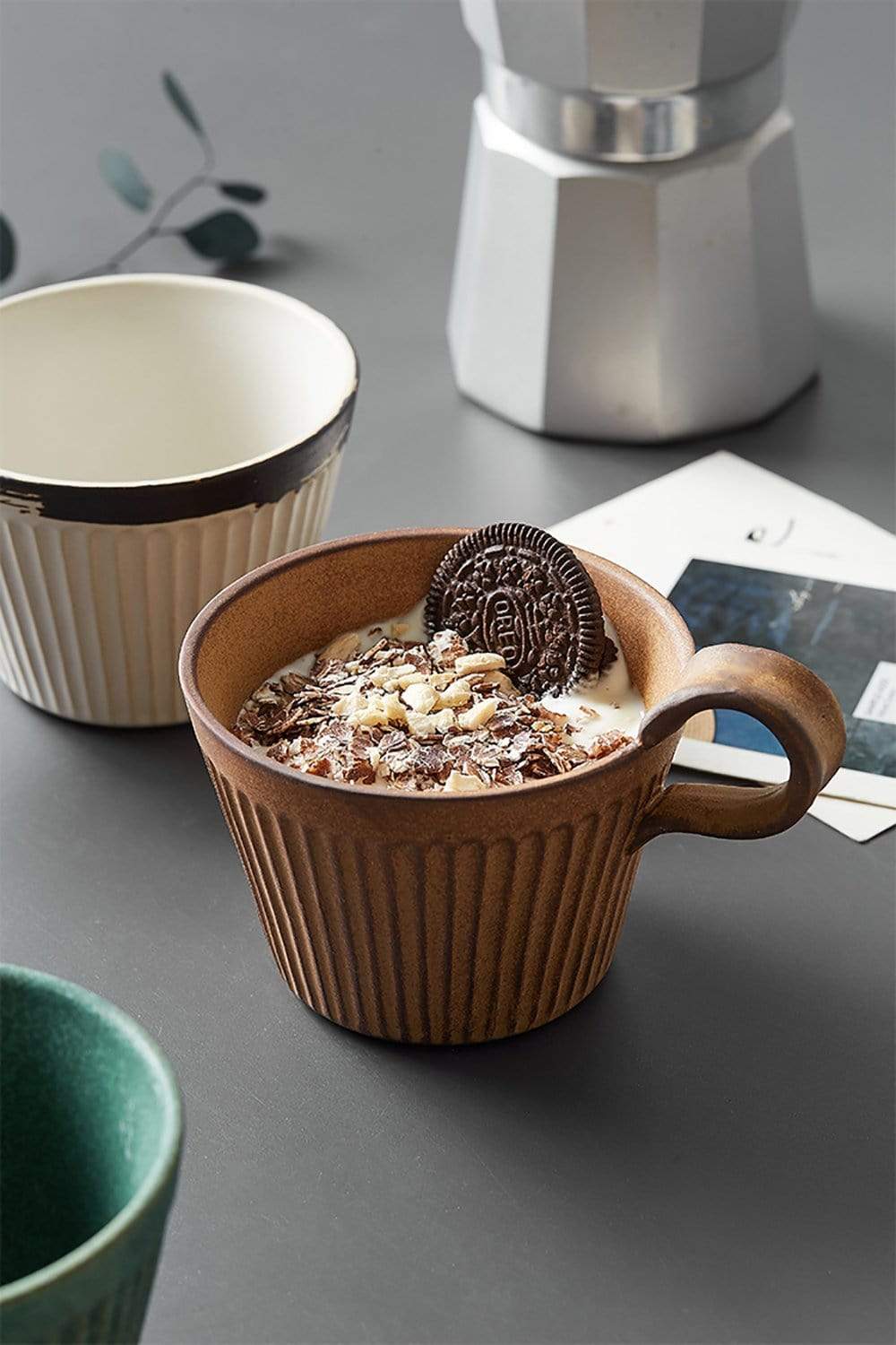 Retro Stil Handgjord Mugg | Veska