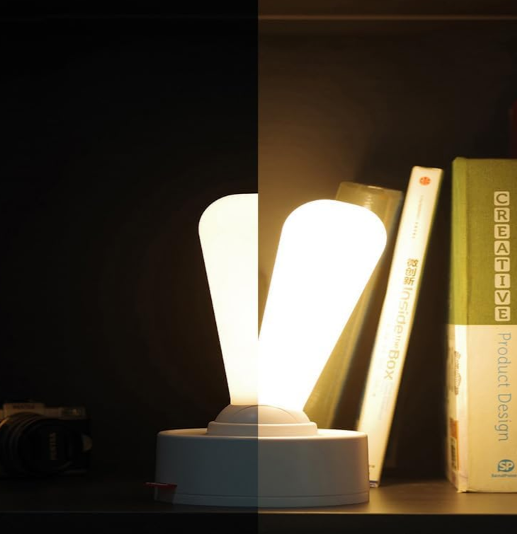 Retro Vippströmbrytarlampa – Laddningsbar LED-lampa | Veska