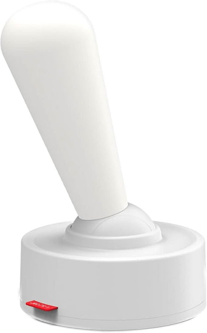 Retro Vippströmbrytarlampa – Laddningsbar LED-lampa | Veska Vit