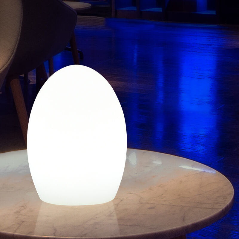 RGB ABS Äggformad LED Dekorativ Bordslampa | Veska