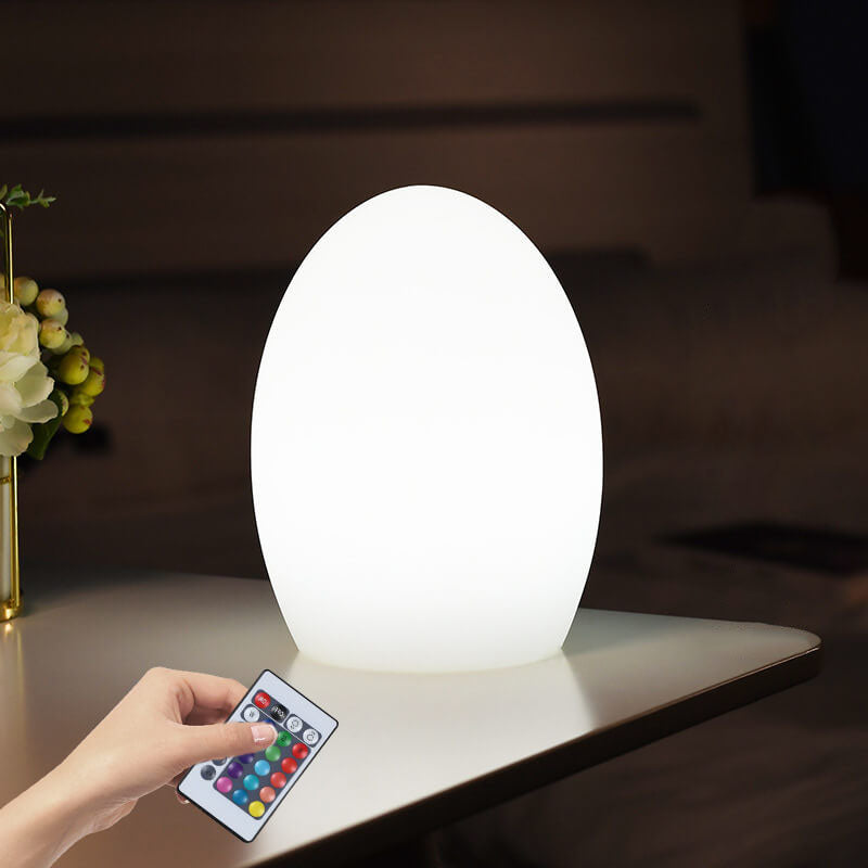 RGB ABS Äggformad LED Dekorativ Bordslampa | Veska