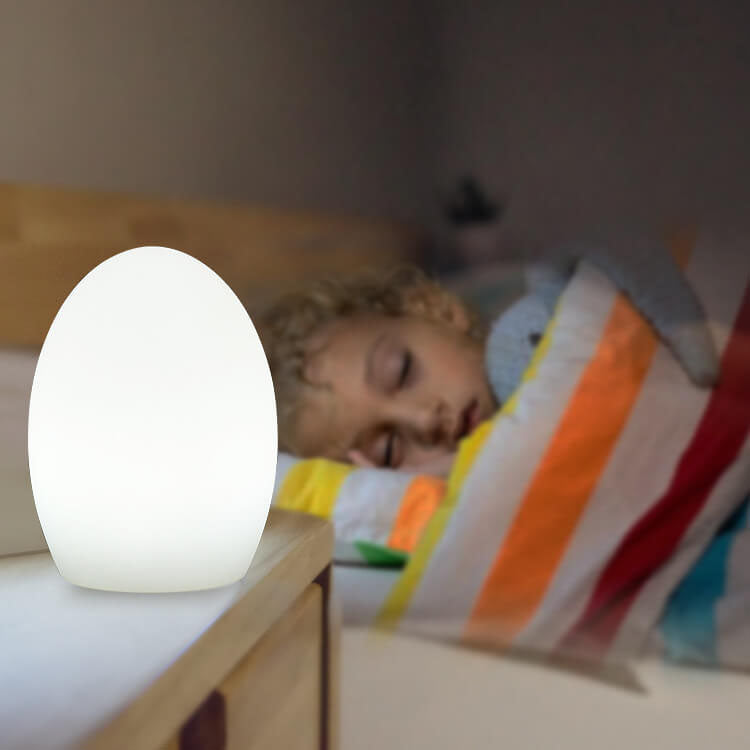 RGB ABS Äggformad LED Dekorativ Bordslampa | Veska