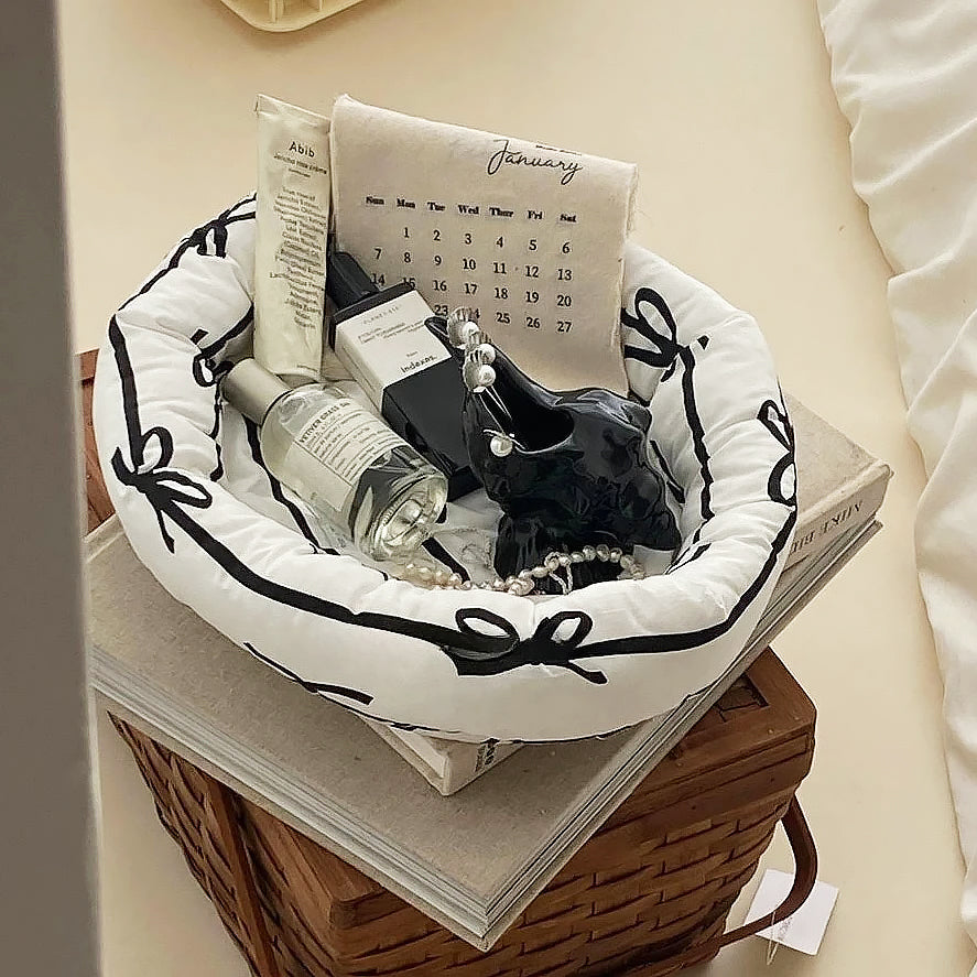 Ribbon Stripe Basket | Veska