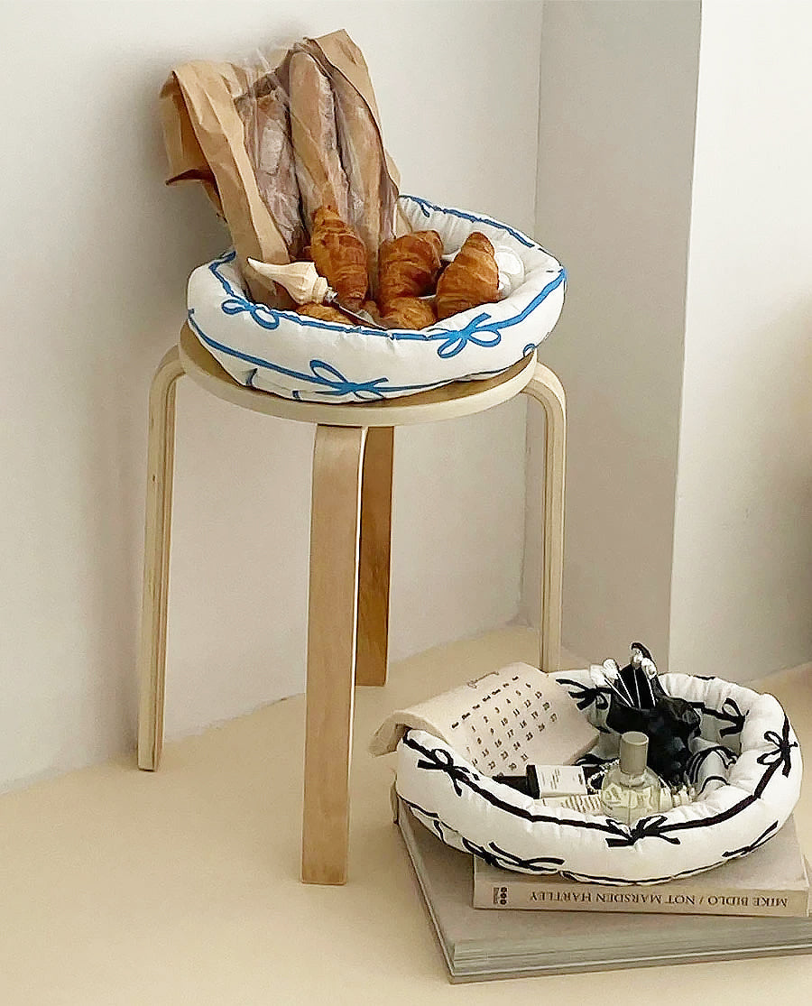 Ribbon Stripe Basket | Veska