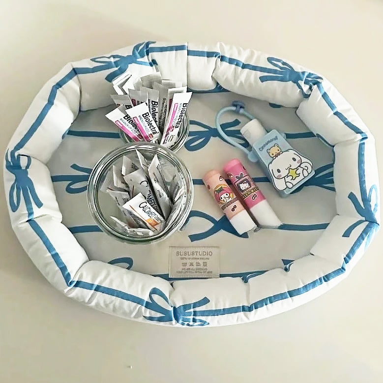 Ribbon Stripe Basket | Veska
