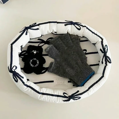 Ribbon Stripe Basket | Veska
