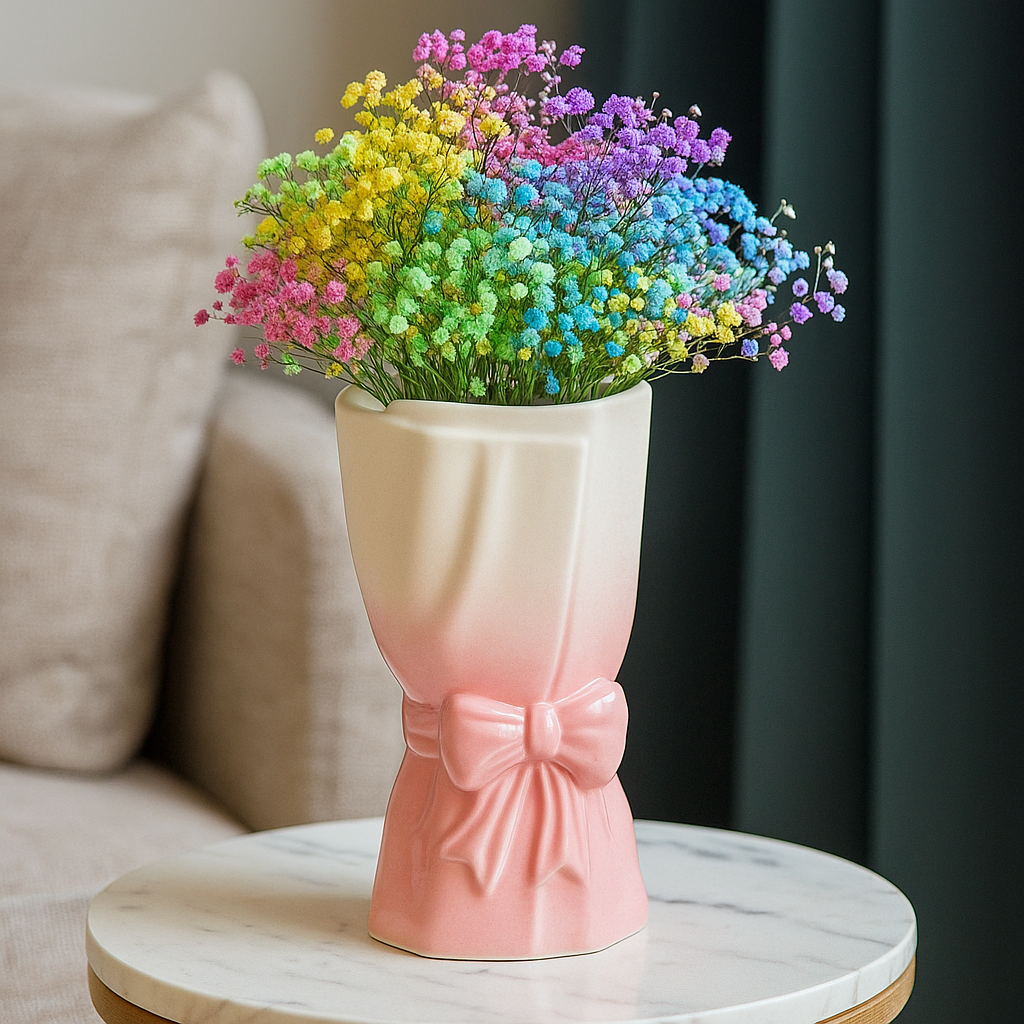 Ribbonslöja Keramiktopp Blomvas | Veska