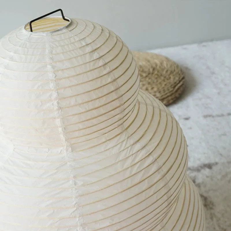 Rispapper bordslampa för kontor och vardagsrum - Justerbart, varmt ljus för stilfull inomhusbelysning | Veska