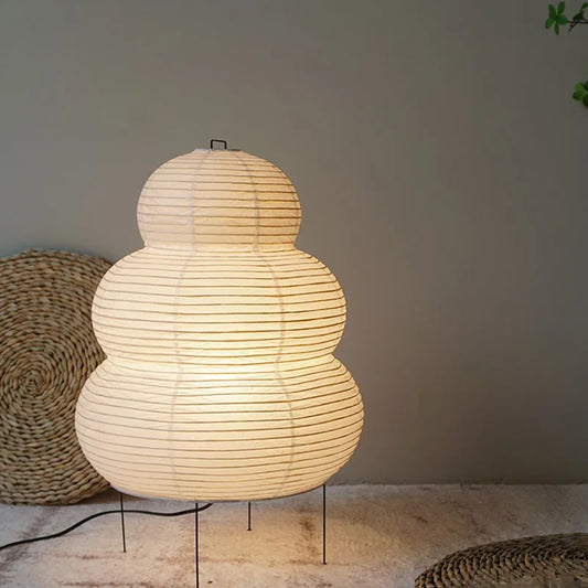 Rispapper bordslampa för kontor och vardagsrum - Justerbart, varmt ljus för stilfull inomhusbelysning | Veska