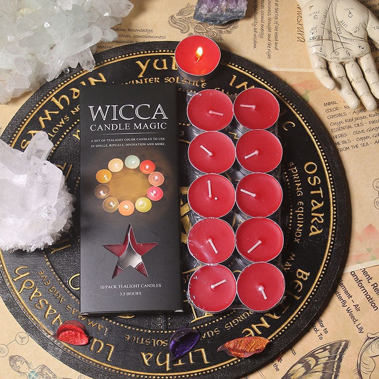 Ritual Tealight Candle Set | Veska Röd - Passion