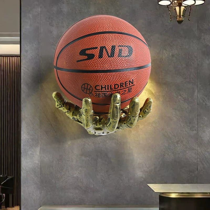 Robotisk hand basketväggmonterad rack | Veska
