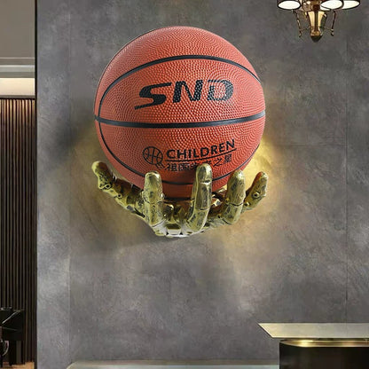 Robotisk hand basketväggmonterad rack | Veska