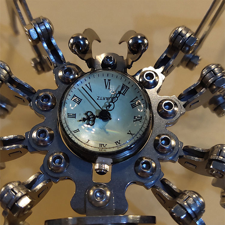 Robotspindel i rostfritt stål Mekanisk klocka | Veska